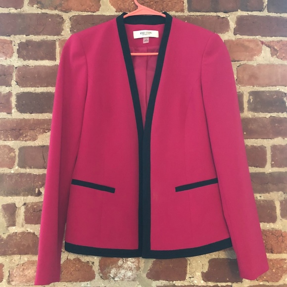 dark pink blazer